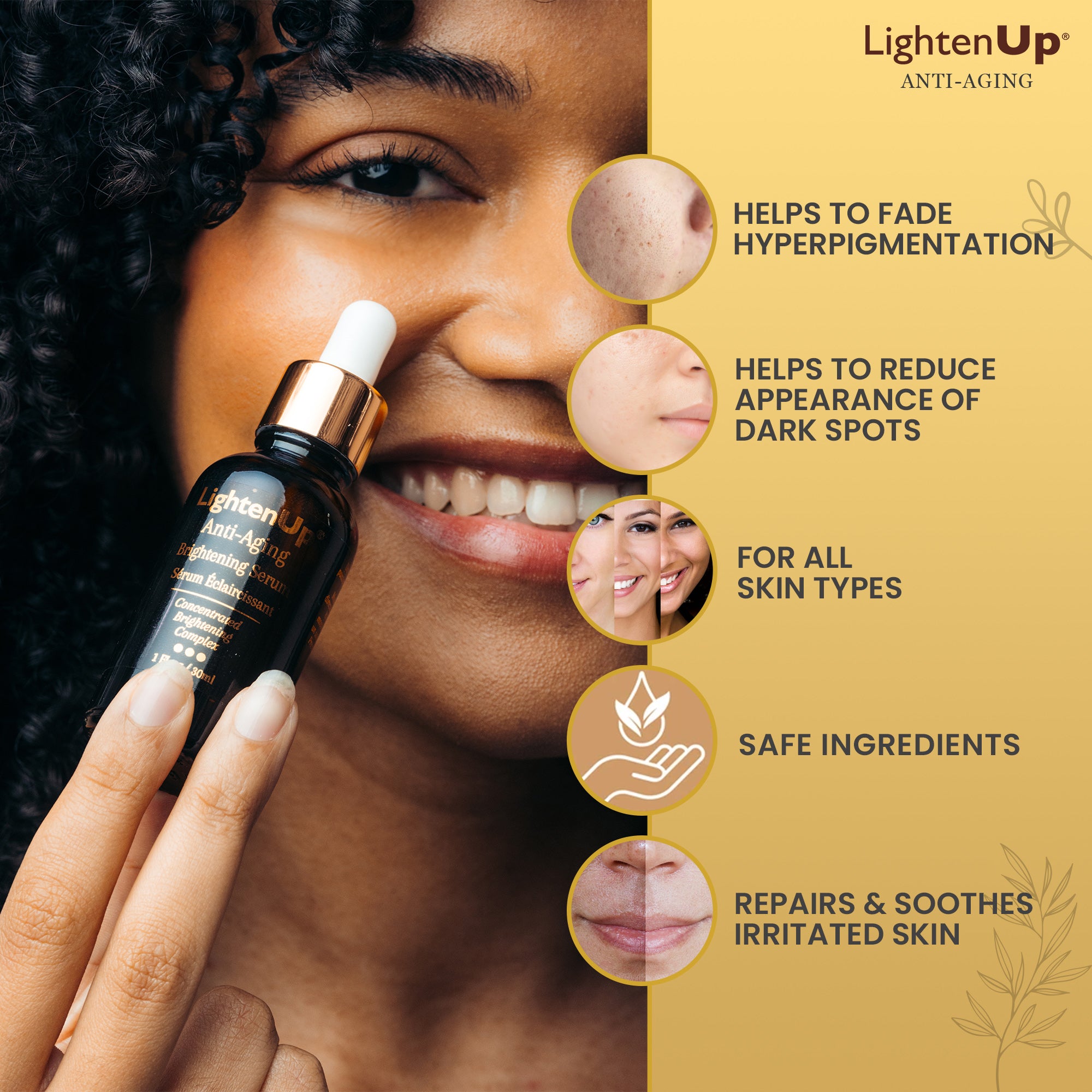 LightenUp Anti-Aging Brightening Serum 30ml – mitchellbrandsmea.com