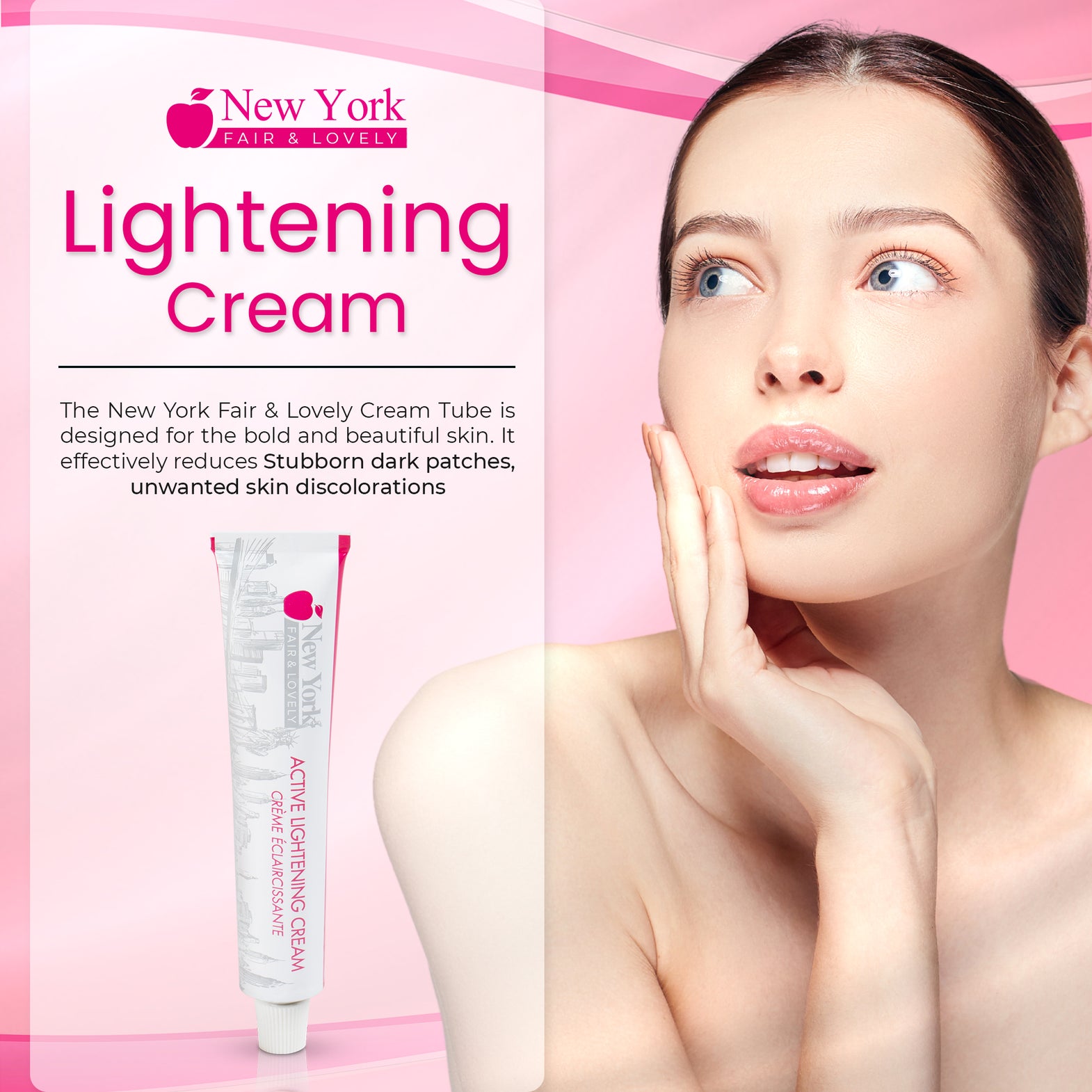 New York Fair & Lovely Lightening Cream 50g (Tube)