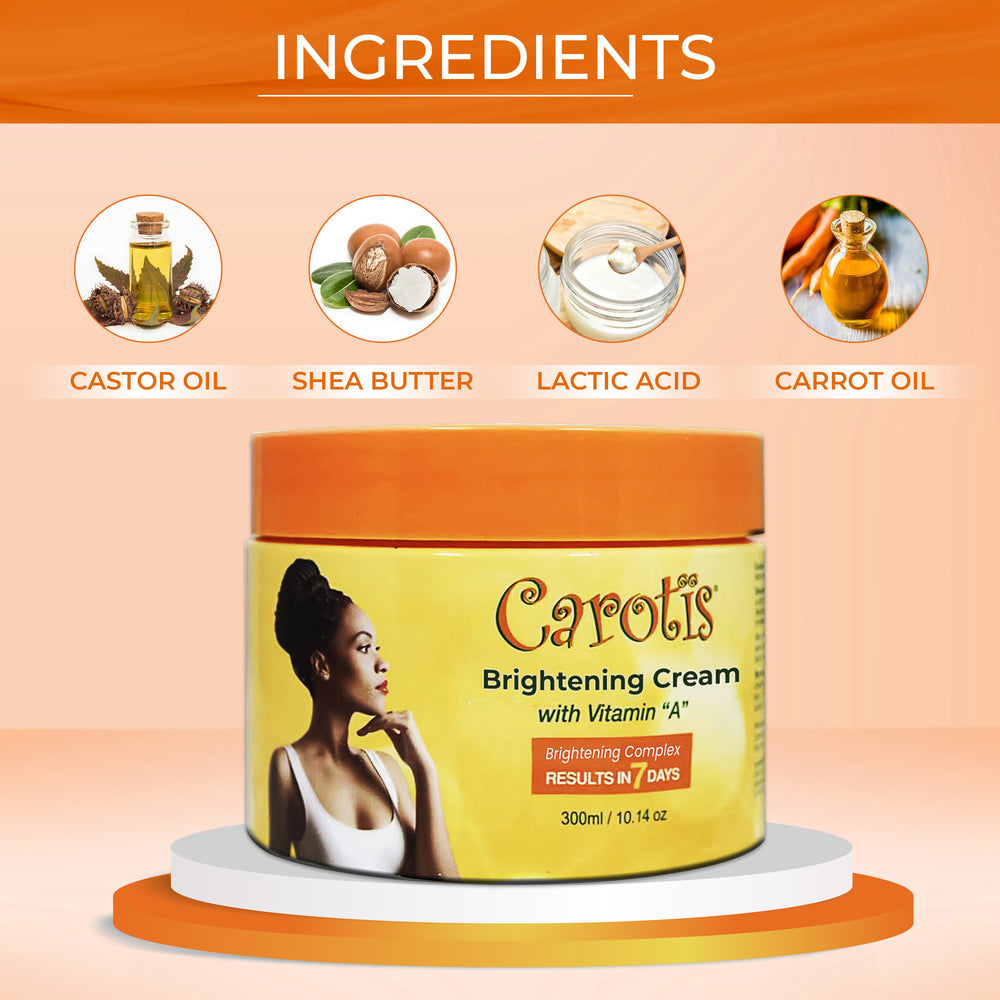 
                      
                        Carotis 7 Days Brightening Cream With Vit-A 300ml
                      
                    
