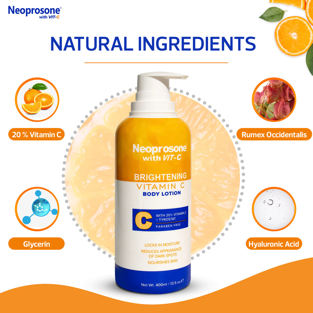 Neoprosone Brightening Body Lotion With Vitamin C 400ml Mitchell Neoprosone Brightening Body Lotion With Vitamin C 400ml Mitchell