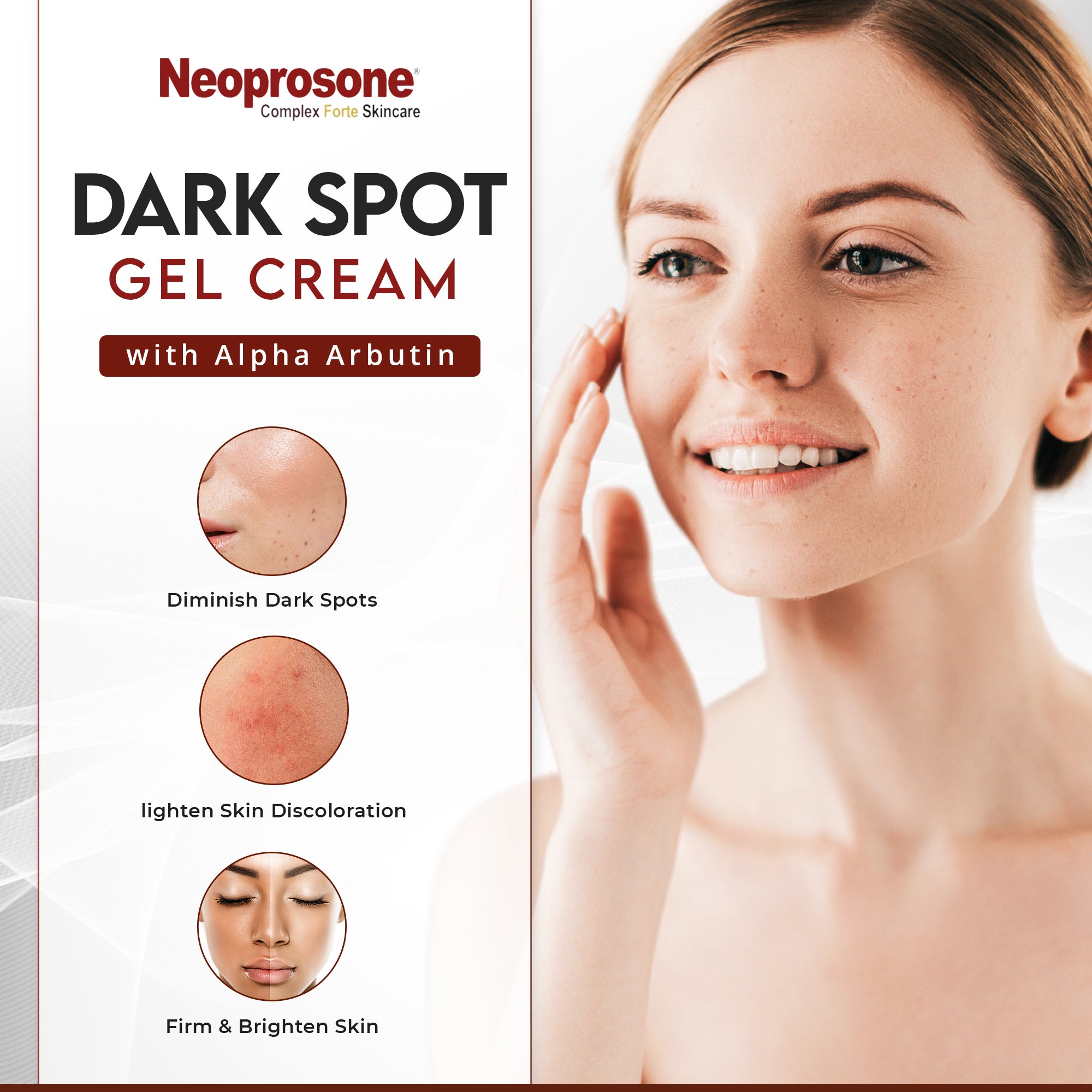 Neoprosone Dark Spot Remover Gel Cream 30ml (Pump)