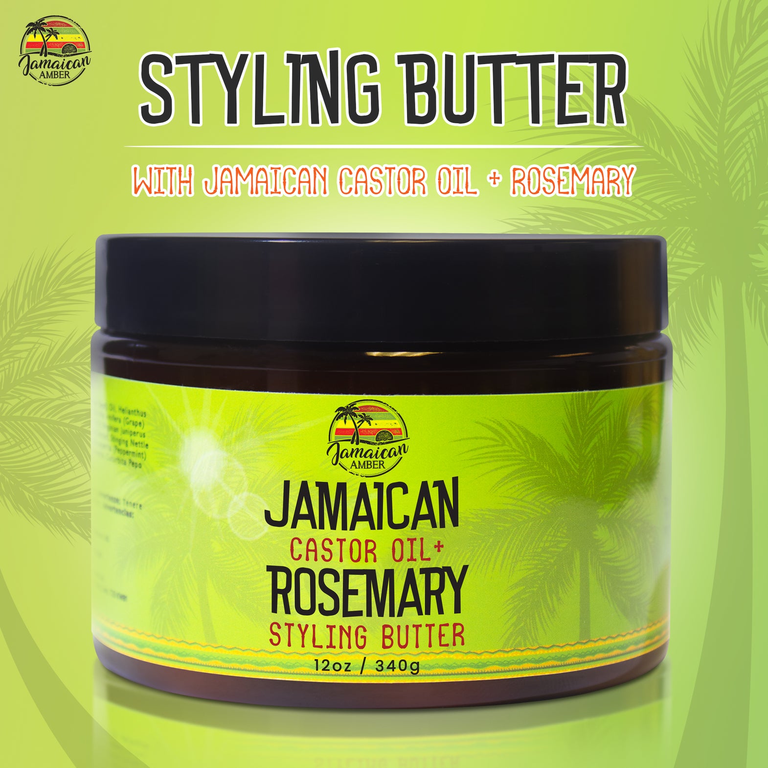 Jamaican Amber Styling Hair Butter Cream 340g