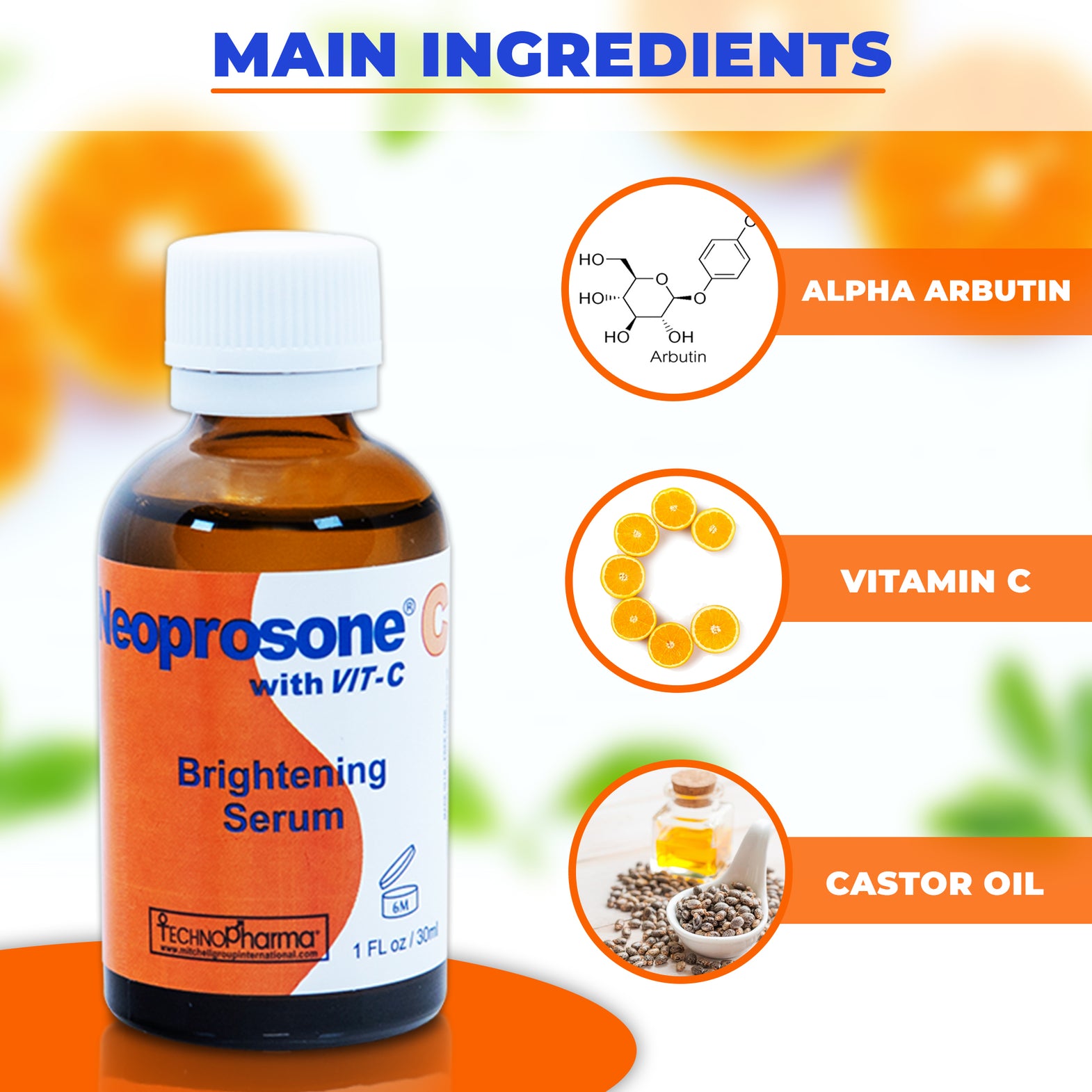Neoprosone Brightening Serum With Vitamin C (Unboxed)