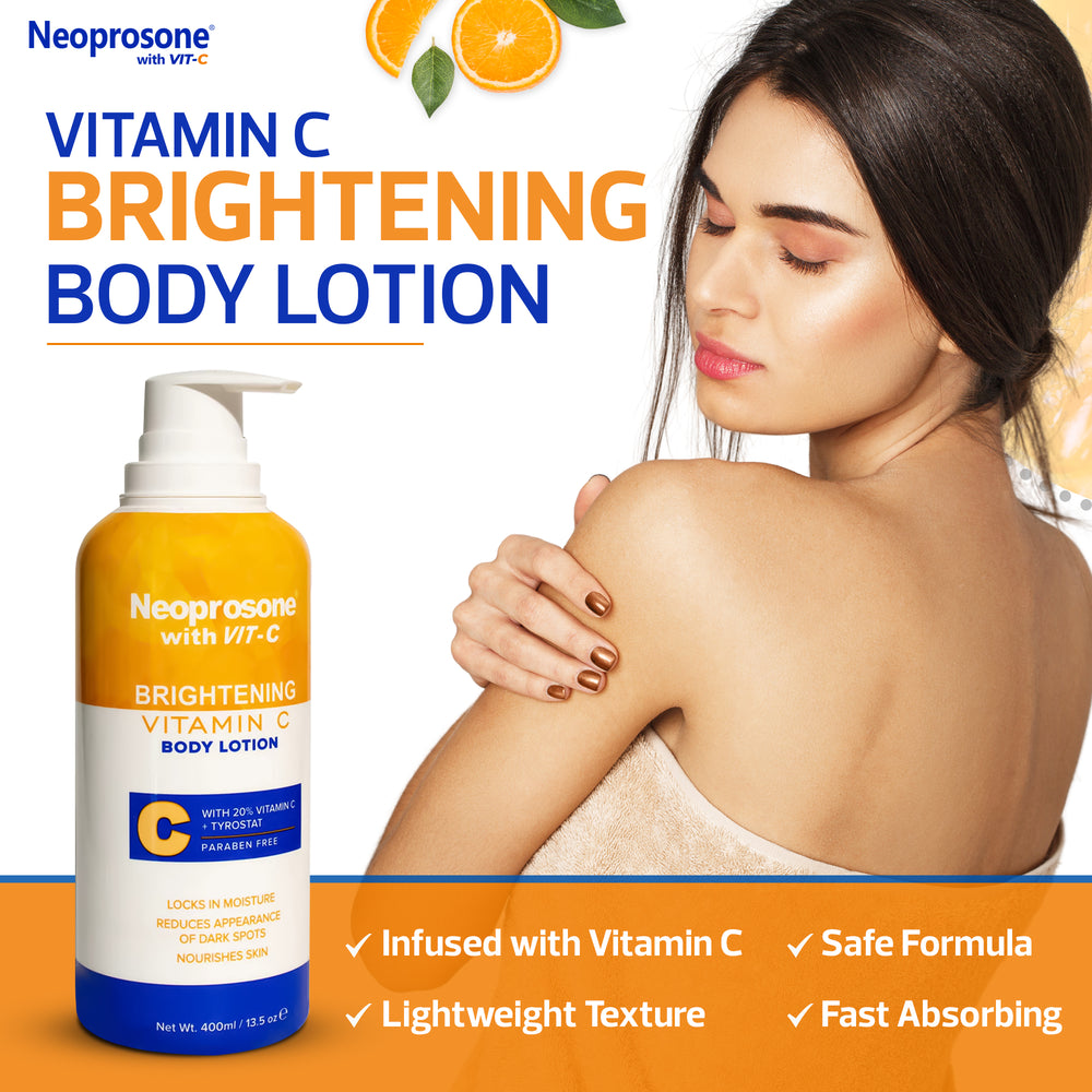 
                      
                        Neoprosone Vitamin C Brightening Body Lotion 400ml
                      
                    