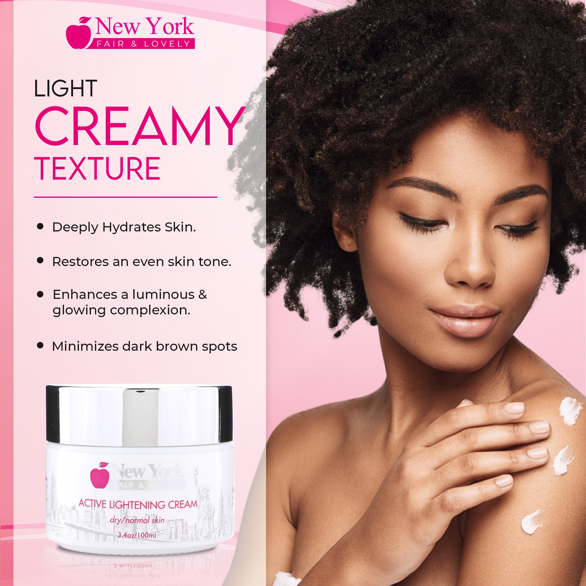 New York Fair & Lovely Active Lightening Cream 100ml