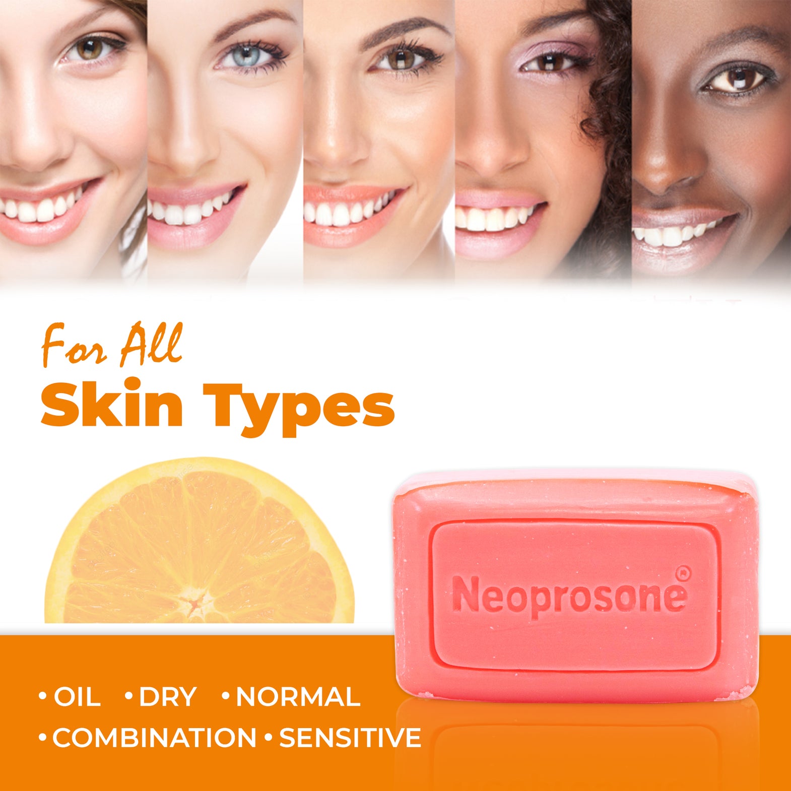 Neoprosone Soap With Vitamin C 80g