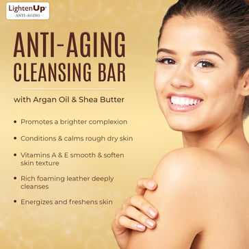 LightenUp Anti-Aging Cleansing Soap 200g