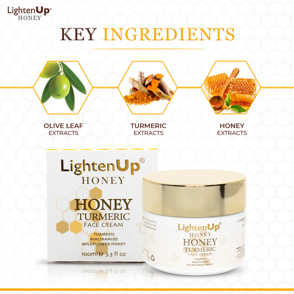 
                      
                        LightenUp Honey + Turmeric Lightening Face Cream 100ml
                      
                    