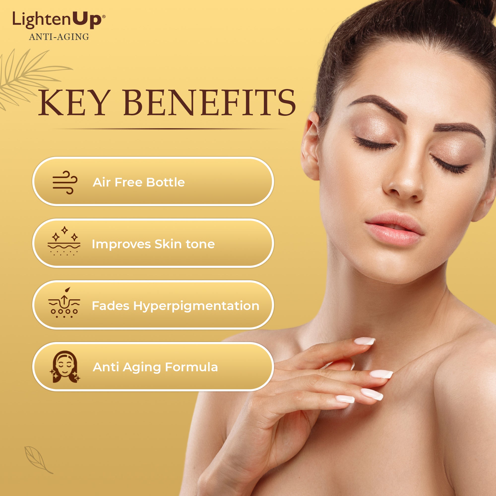 LightenUp Anti-Aging Lightening Body Lotion 400ml