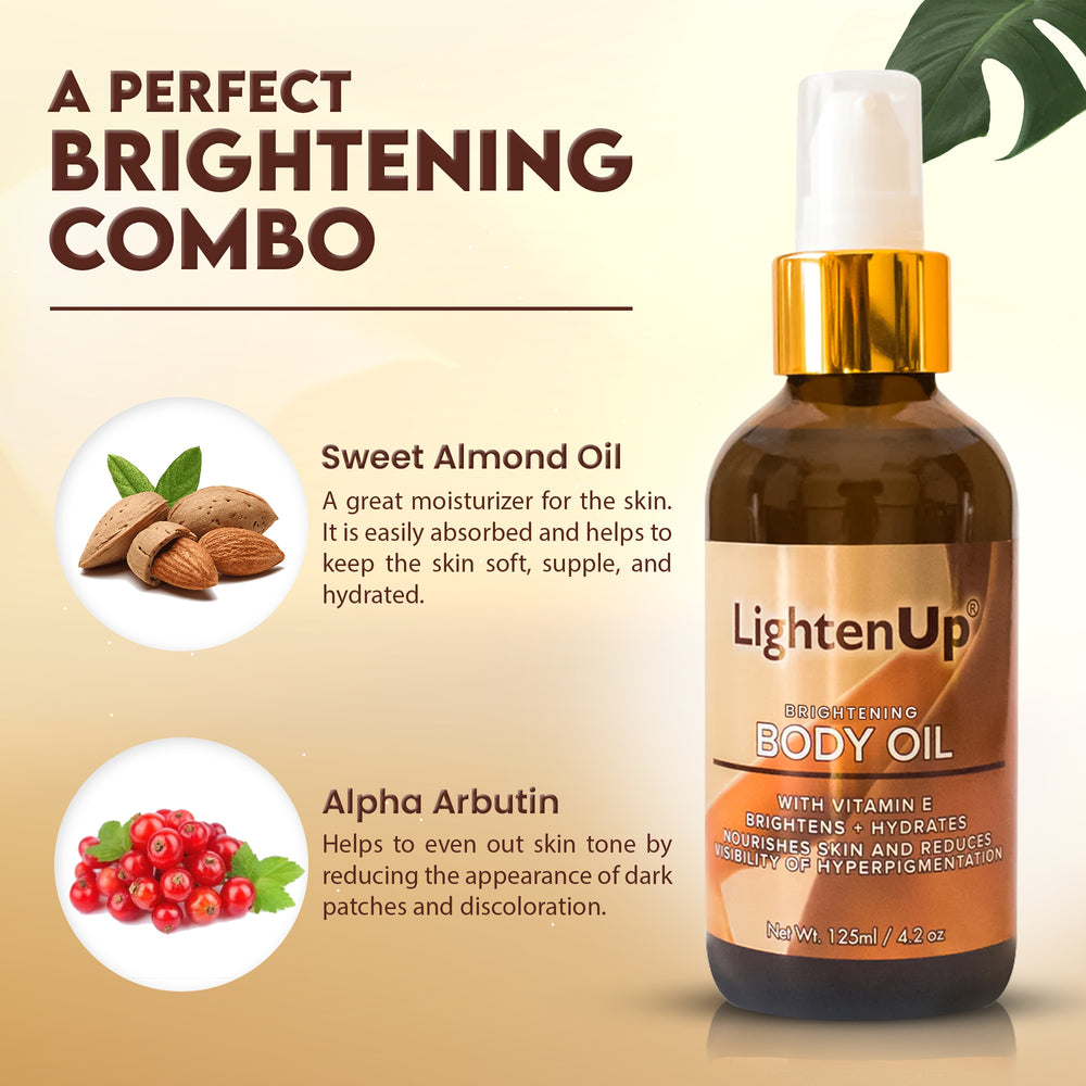 
                      
                        زيت تفتيح الجسم لايتن أب بلاس بالفيتامين إي 125 مل
                      
                    