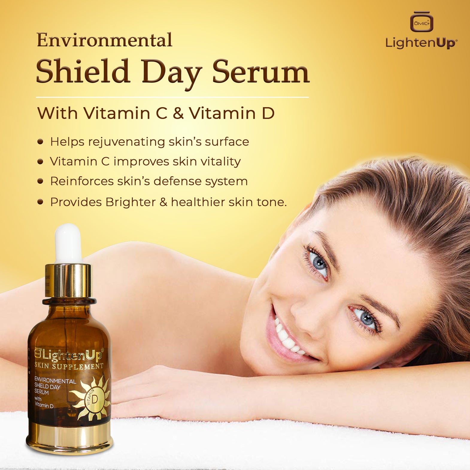 LightenUp Environmental Shield Day Serum With Vitamin D 30ml