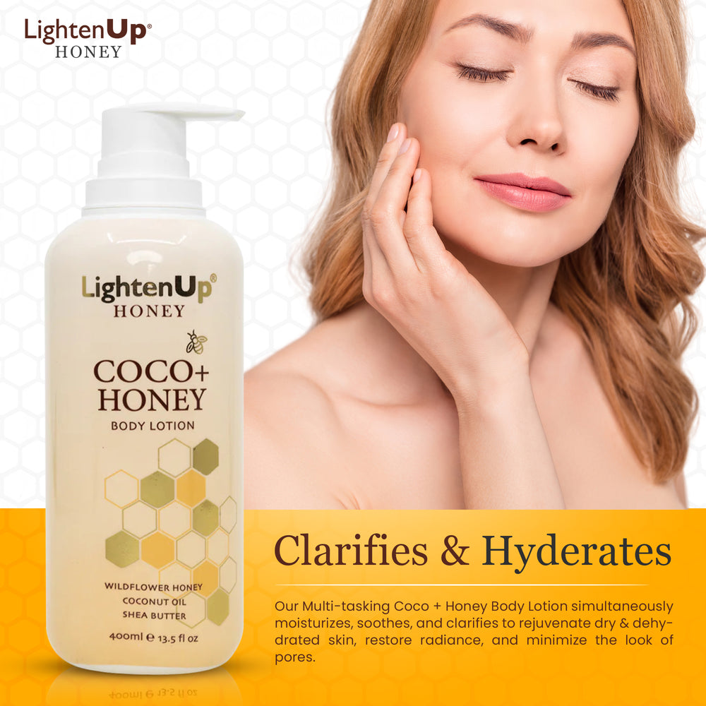 
                      
                        LightenUp Honey Coco + Honey Body Lotion 400ml
                      
                    