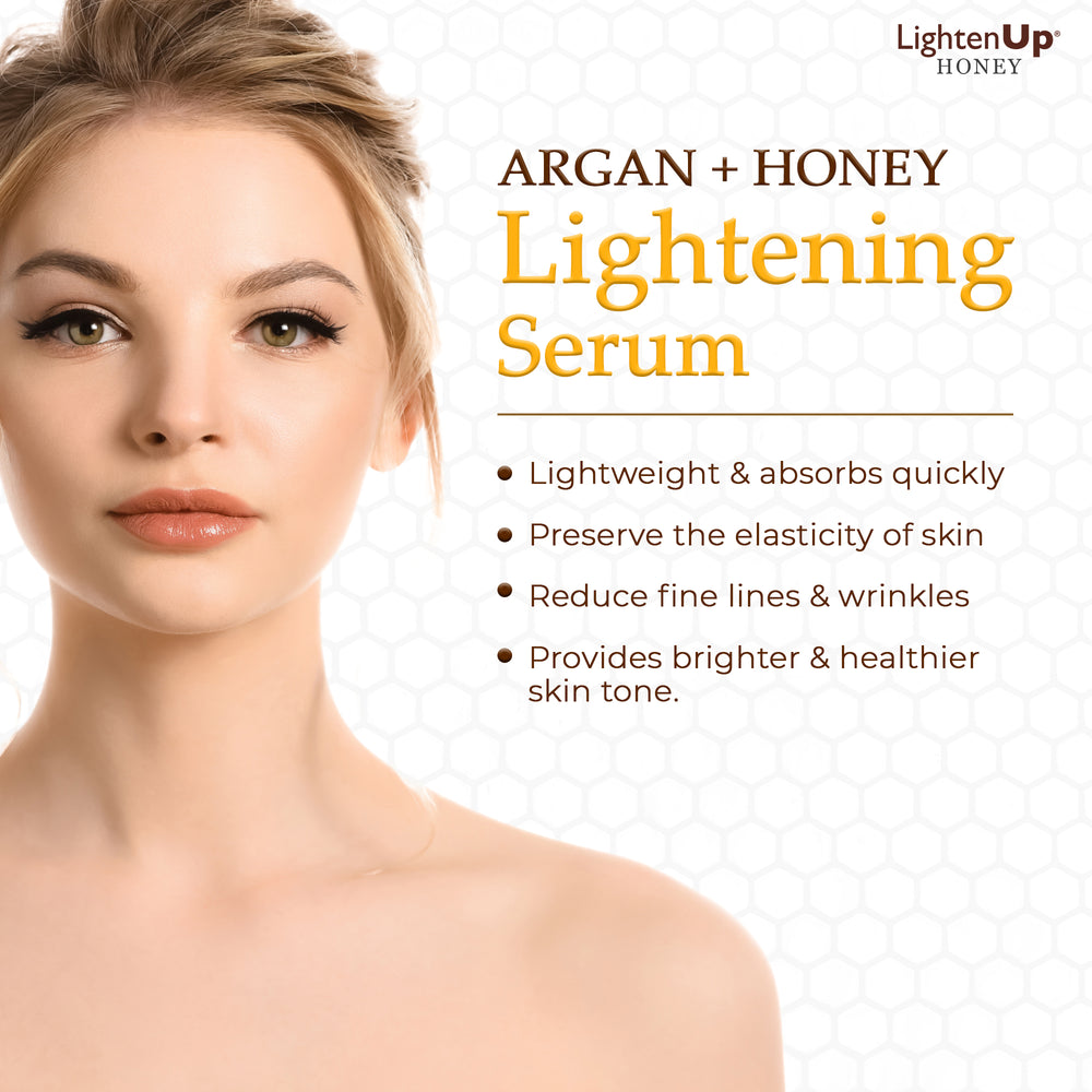 
                      
                        LightenUp Honey Argan + Honey Lightening Face Serum 30ml
                      
                    