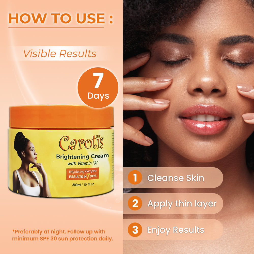 
                      
                        Carotis 7 Days Brightening Cream With Vit-A 300ml
                      
                    