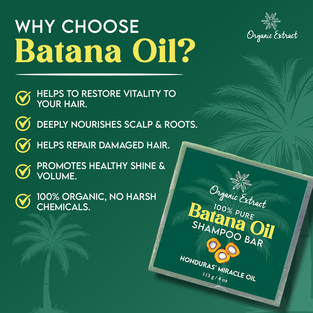 
                      
                        Batana Hair Oil Shampoo Bar 118ml
                      
                    