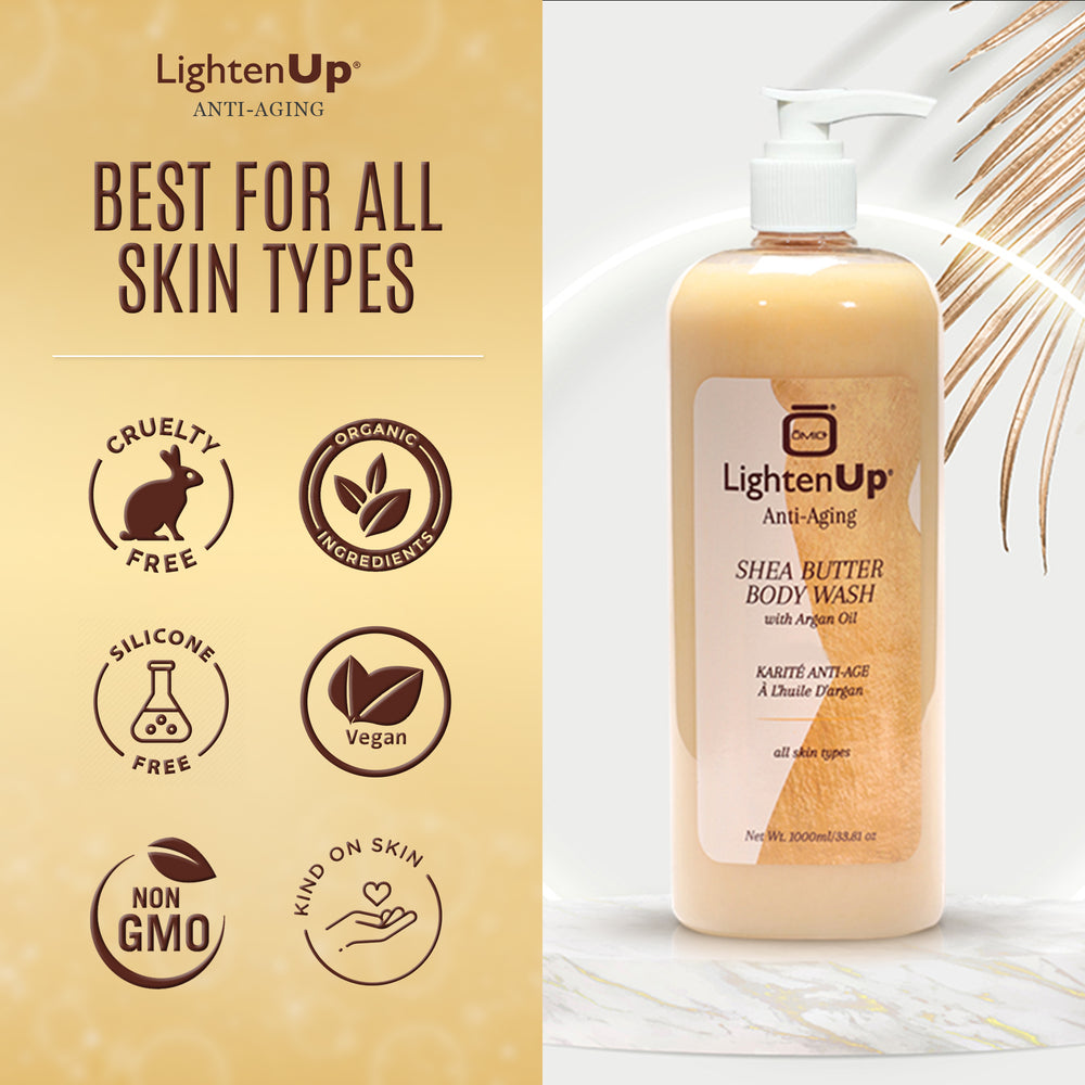 
                      
                        LightenUp Anti-Aging Shea Butter Shower Gel With Argan Oil 1000ml
                      
                    