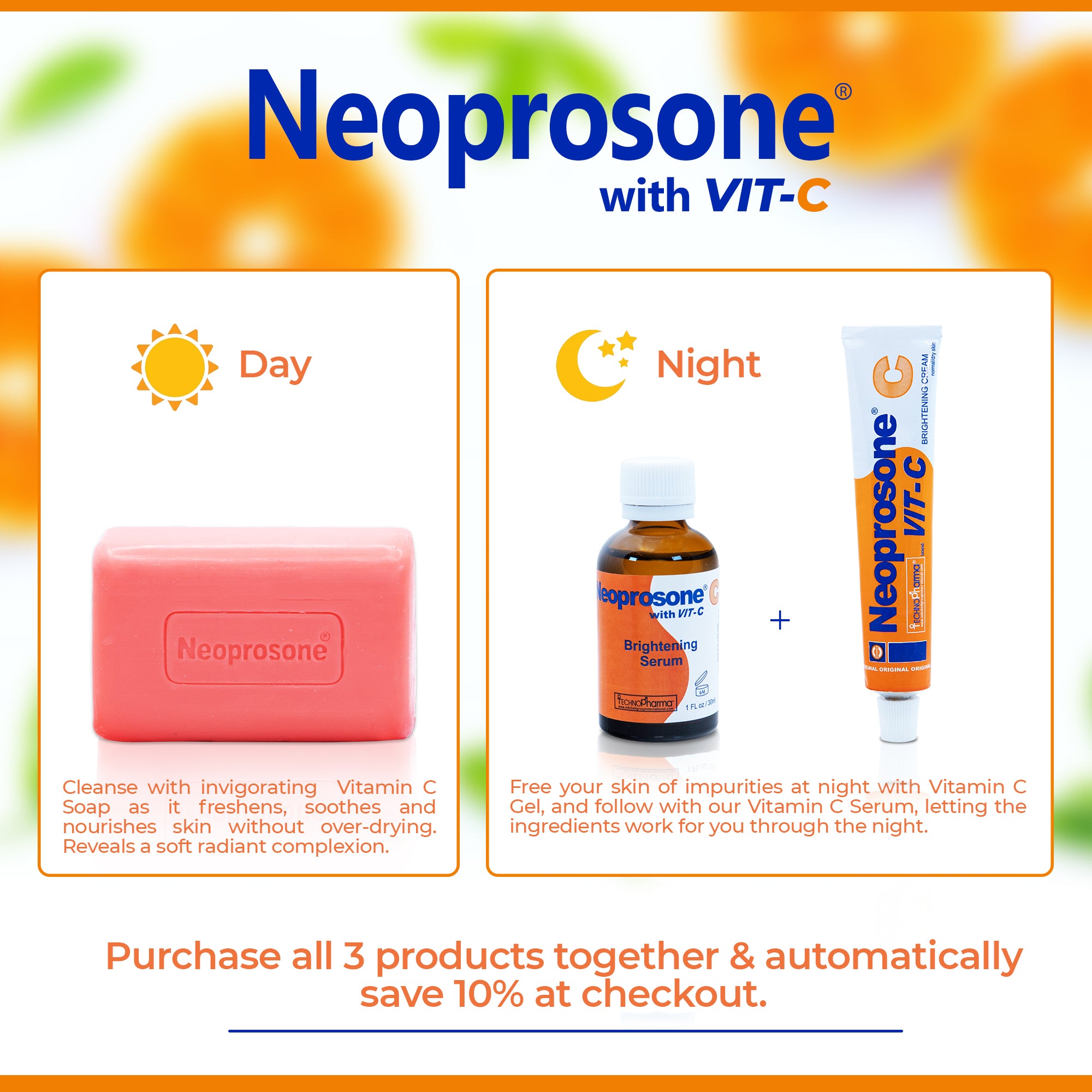 Neoprosone Vit C Cleansing Bar 200g