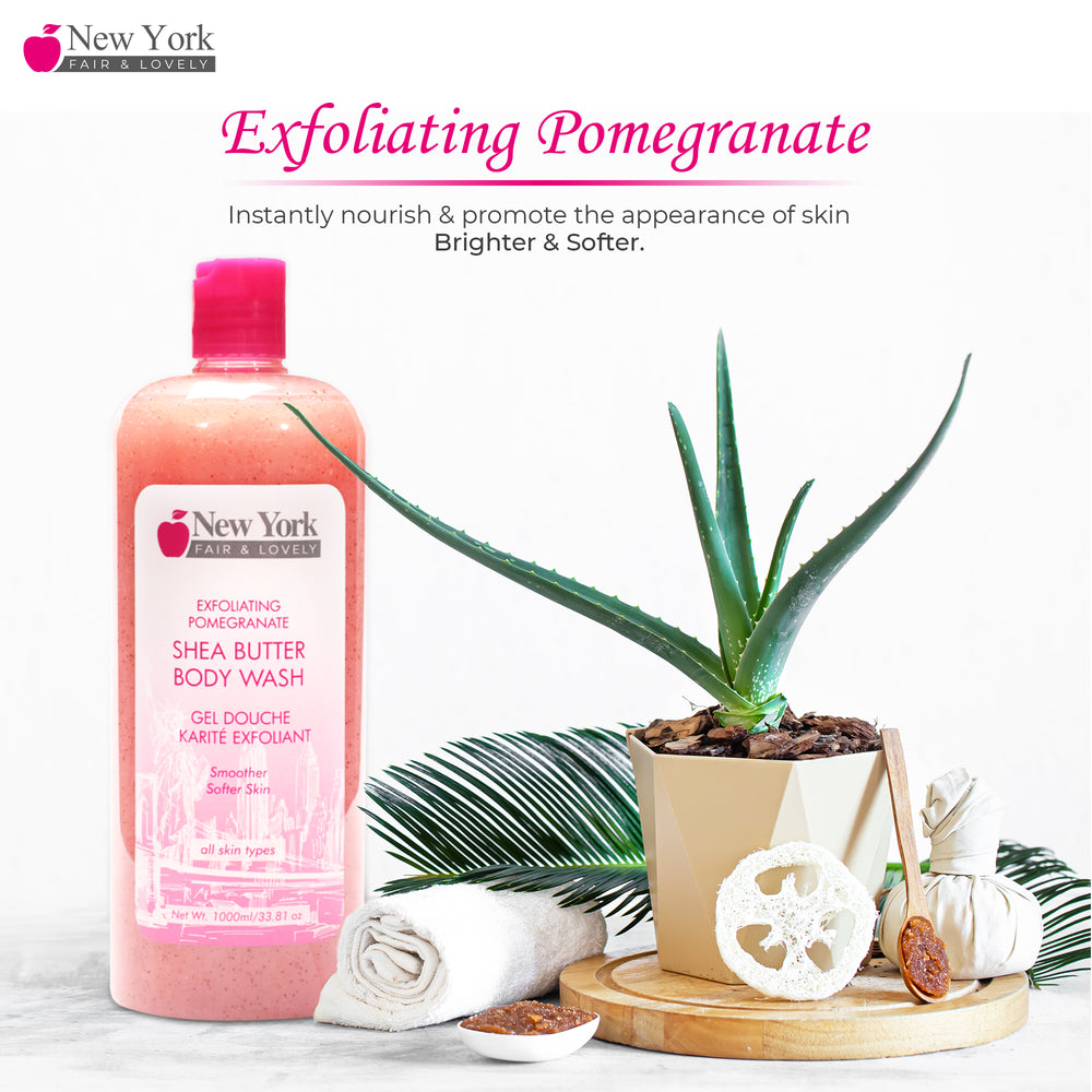 
                      
                        New York Fair & Lovely Lightening Pomegranate Shea Butter Shower Gel 1000ml
                      
                    