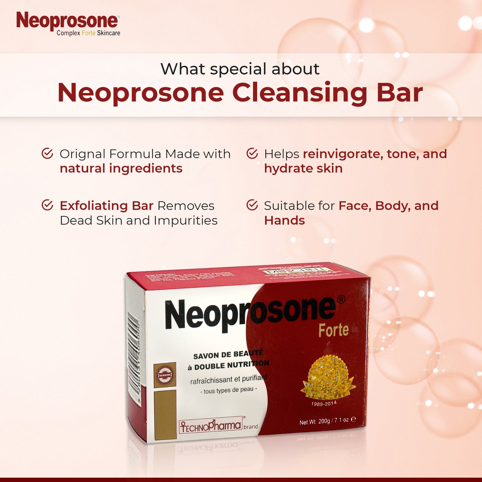 Neoprosone Beauty Soap With Dual Nourishment 200g