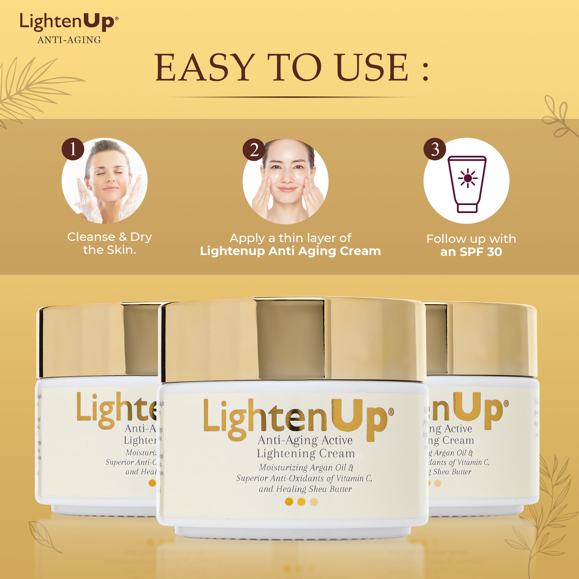 LightenUp Anti-Aging Active Lightening Cream 100ml