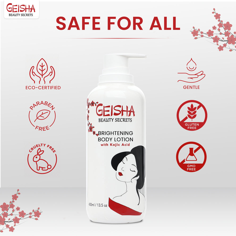 
                      
                        لوشن تفتيح الجسم من غيشا بيوتي سيكريتس بحمض الكوجيك 400 مل
                      
                    