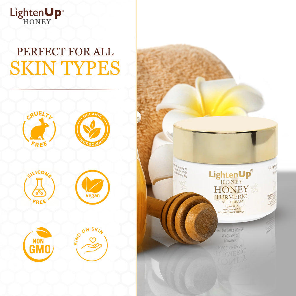 
                      
                        LightenUp Honey + Turmeric Lightening Face Cream 100ml
                      
                    