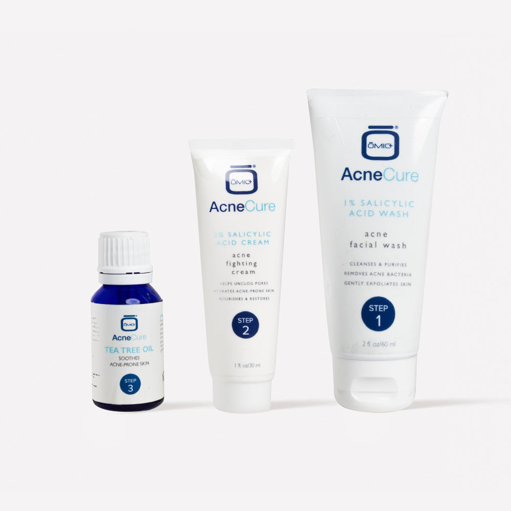 Omic+ Acne Cure 3 Step Acne Clarifying System