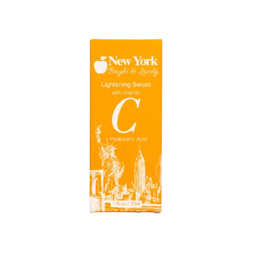 New York Bright & Lovely Glow Serum with Vitamin C & Hyaluronic Acid 30ml (New)