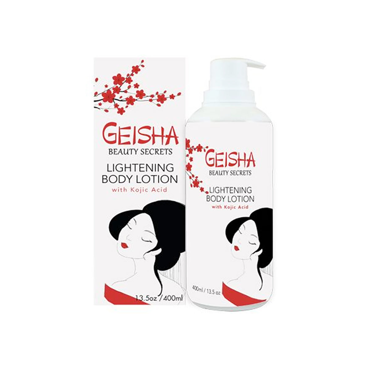 Geisha Beauty Secrets Brightening Body Lotion with Kojic Acid 400ml