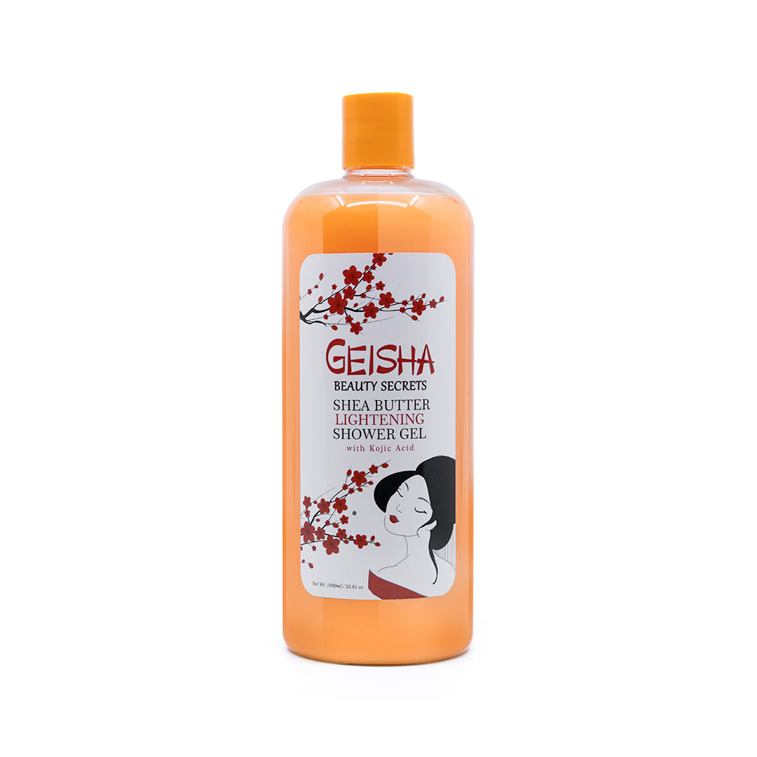 Geisha Beauty Secrets Shea Butter Lightening Shower Gel With Kojic Acid 1000ml