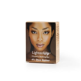 LightenUp Plus Glycerin Bathing Bar with 4% Shea Butter & Papaya Fruit Extract