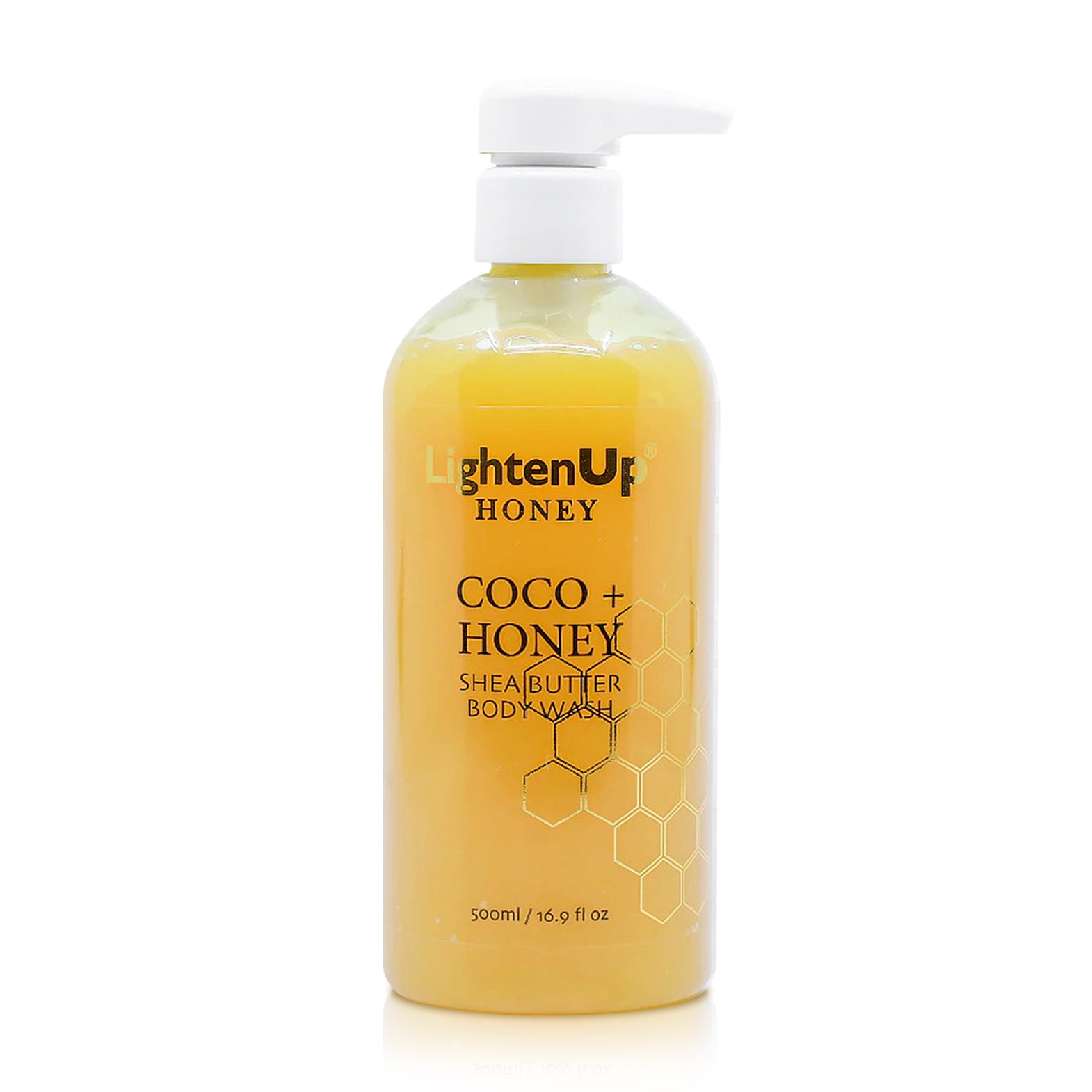 LightenUp Honey Coco + Honey Shea Butter Shower Gel 500ml