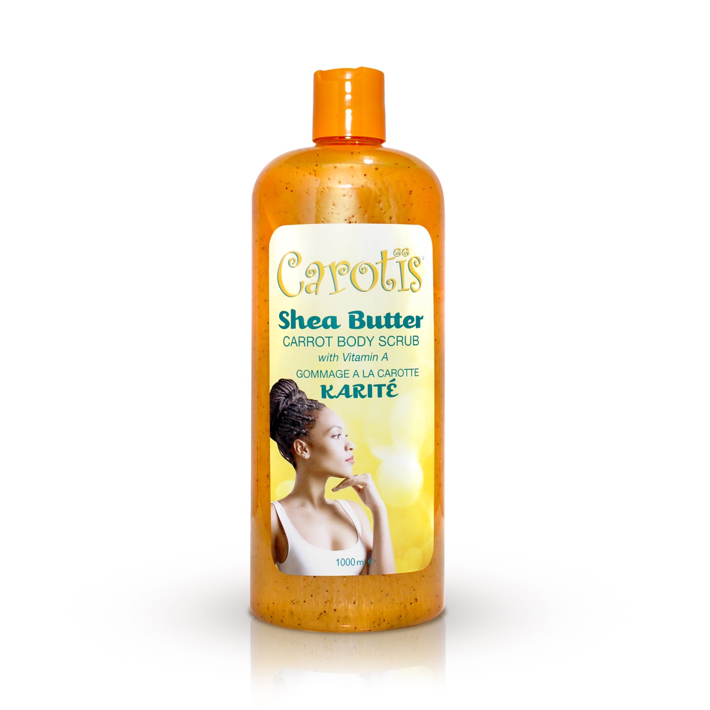 Carotis Shea Butter Carrot Body Scrub With Vitamin A 1000ml
