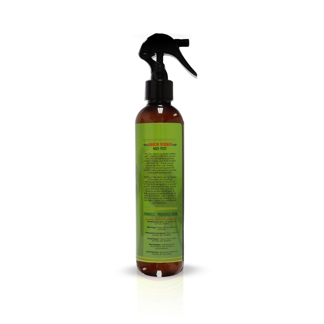 Jamaican Amber Jamaican Castor Oil & Rosemary Leave in Hair Mist 8 oz/236 ml