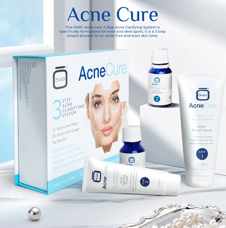 Omic+ Acne Cure 3 Step Acne Clarifying System