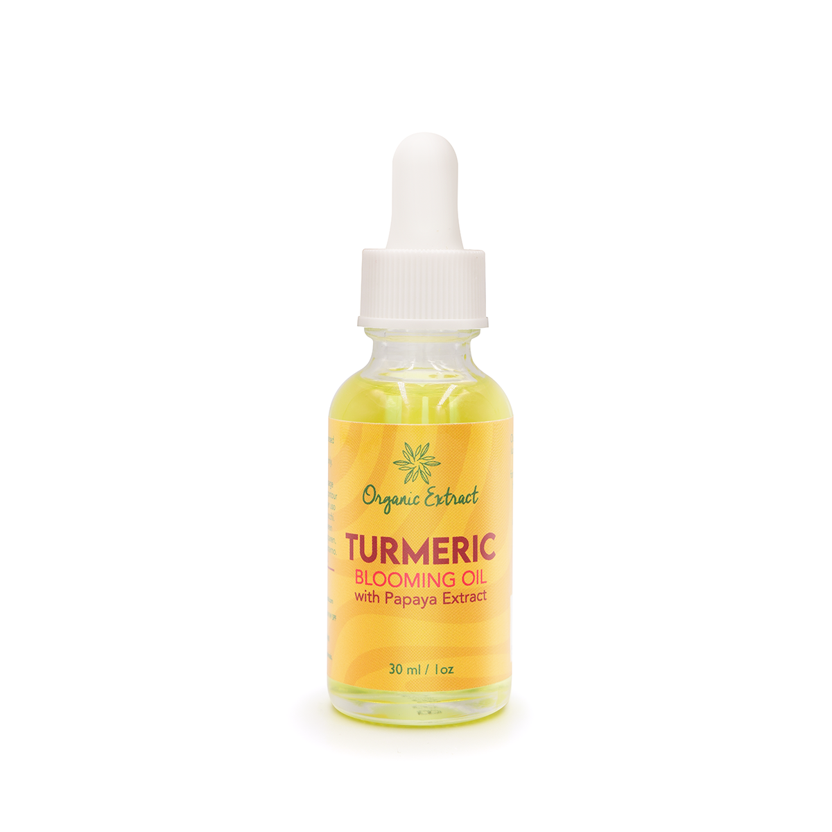 Organic Extract Turmeric Blooming Oil With Papaya Extract 30ml