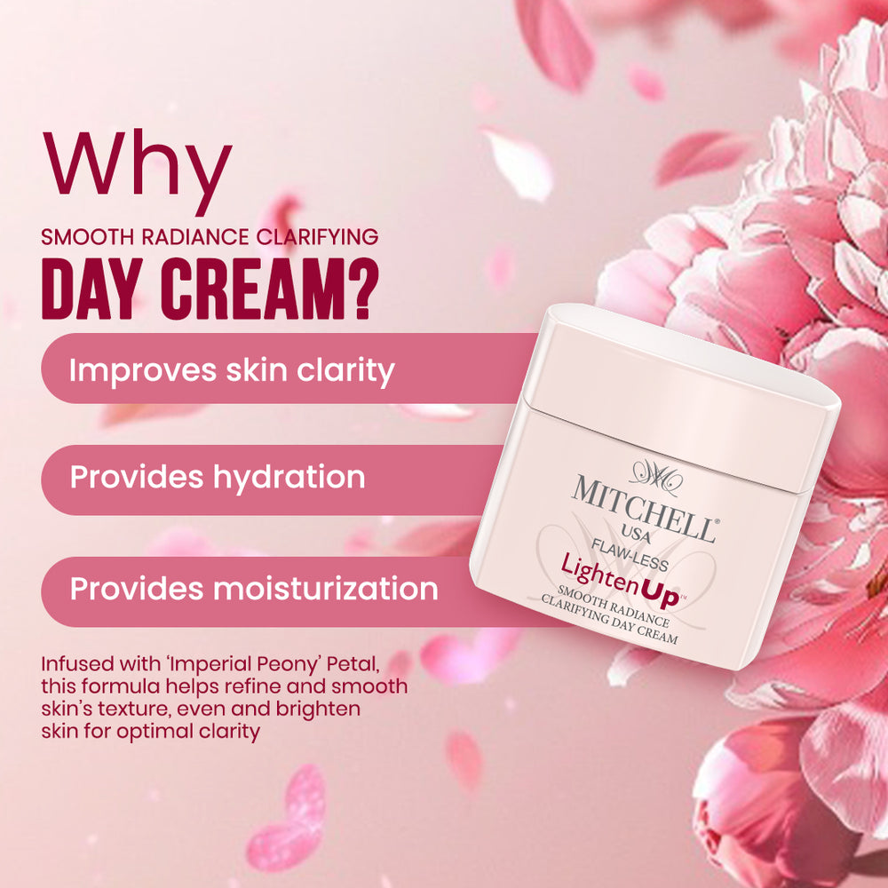 
                      
                        LightenUp Flaw-Less Smooth Radiance Clarifying Day Cream 50g
                      
                    
