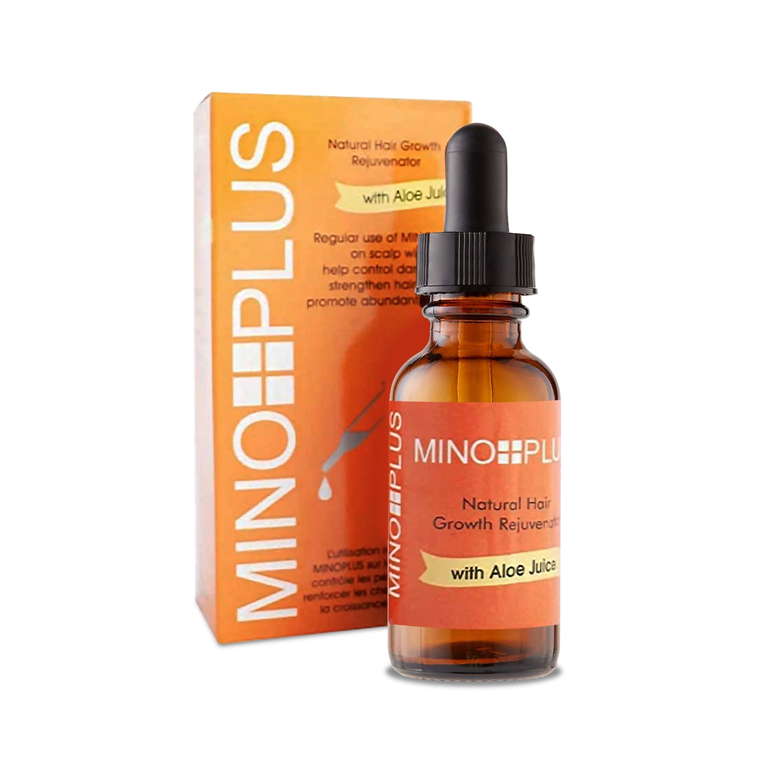 Mino Plus Natural Rejuvenator with Aloe Vera Juice Hair Growth Serum 60ml