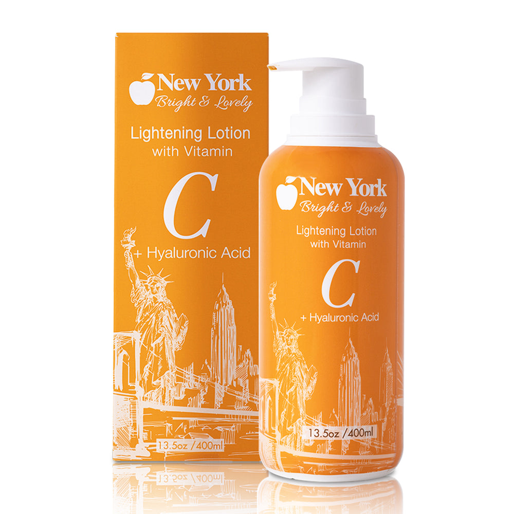 
                      
                        New York Bright & Lovely Lightening Lotion With Vitamin C + Hyaluronic Acid 400ml
                      
                    