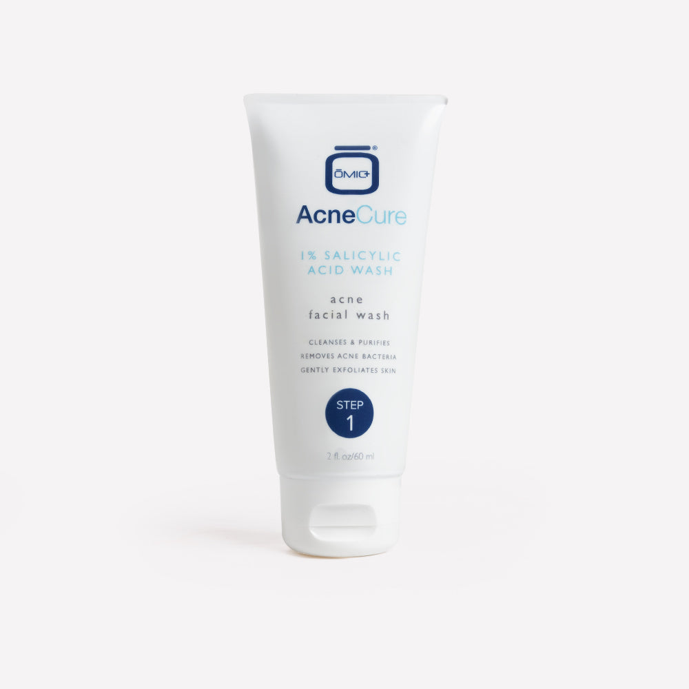 Omic+ Acne Cure Facial Wash 1% Salicylic Acid 60ml