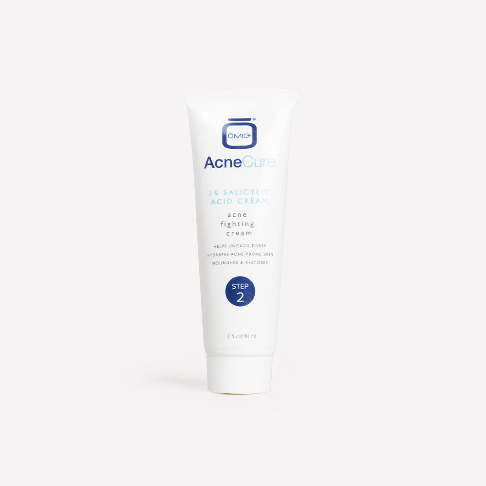 Omic+ Acne Cure Acne Fighting Cream 2% Salicylic Acid 30ml