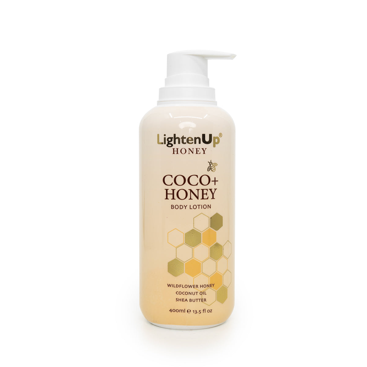 LightenUp Honey Coco + Honey Body Lotion 400ml