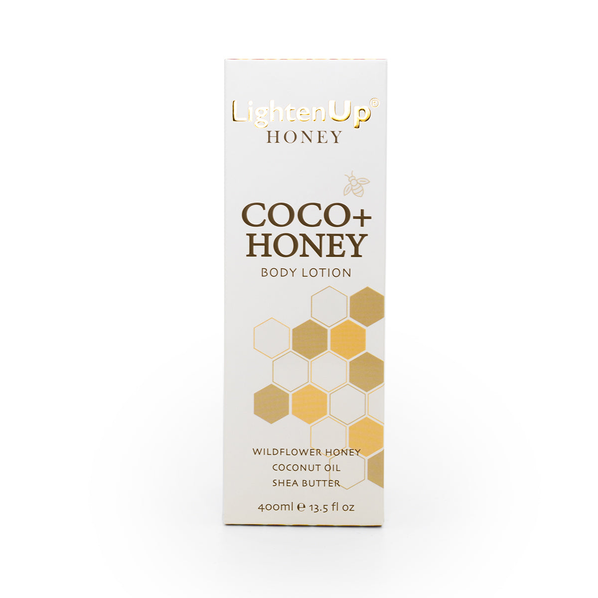 LightenUp Honey Coco + Honey Body Lotion 400ml