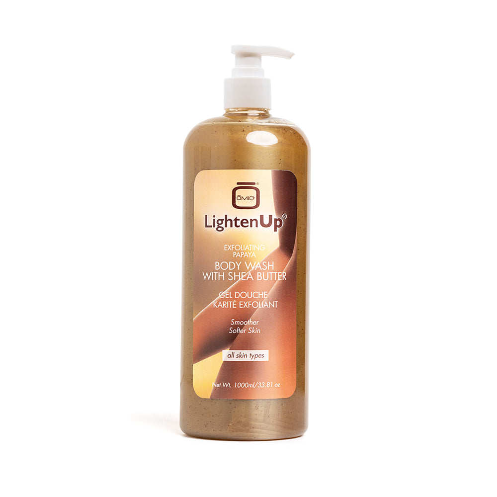 LightenUp Plus Exfoliating Papaya Shower Gel With Shea Butter 1000ml