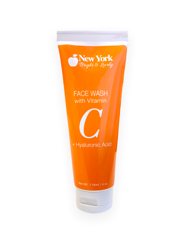 New York Bright & Lovely Lightening Face Wash With Vitamin C + Hyaluronic Acid 118ml
